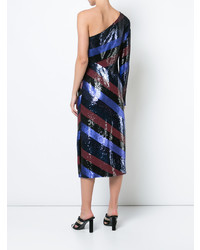 Robe midi pailletée multicolore Dvf Diane Von Furstenberg