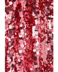 Robe midi pailletée rose Preen by Thornton Bregazzi