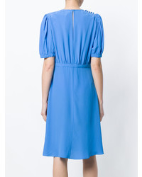 Robe midi plissée bleu clair N°21