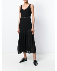 Robe midi plissée noire Calvin Klein 205W39nyc