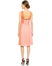 Robe midi plissée rose J. Mendel