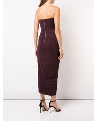 Robe midi pourpre foncé Shona Joy