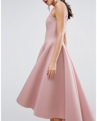 Robe midi rose Asos