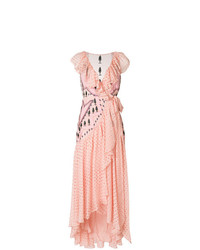 Robe midi rose Temperley London