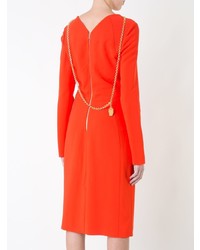 Robe midi rouge Antonio Berardi