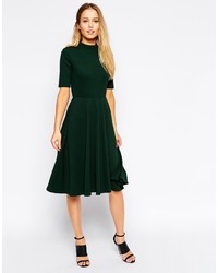 Robe midi rouge Asos