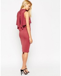 Robe midi rouge Asos