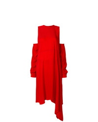 Robe midi rouge Marios