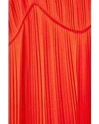 Robe midi rouge Maje