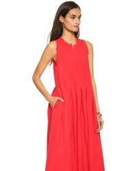 Robe midi rouge Rachel Comey