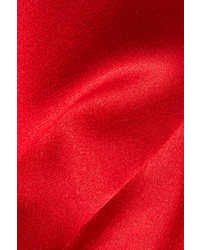 Robe midi rouge Alexander McQueen