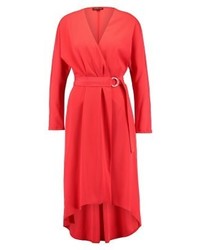 Robe midi rouge Topshop