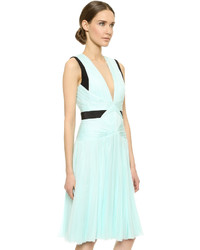 Robe midi vert menthe J. Mendel