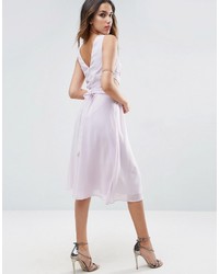 Robe midi violet clair Asos