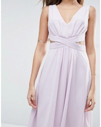 Robe midi violet clair Asos