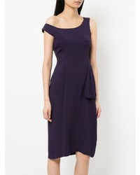 Robe midi violette Yohji Yamamoto Vintage