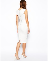 Robe moulante blanche Asos