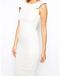 Robe moulante blanche Asos