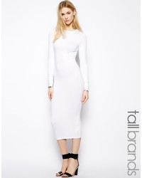 Robe moulante blanche Taller Than Your Average