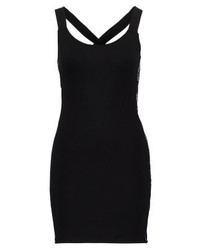Robe moulante imprimée noire Ivy Park
