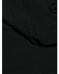 Robe moulante imprimée noire Versace Jeans