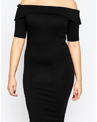 Robe moulante noire Asos