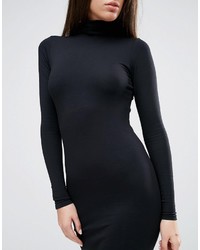 Robe moulante noire Asos