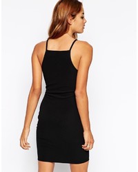 Robe moulante noire Asos