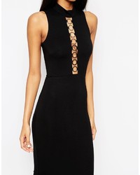 Robe moulante noire Asos