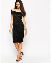 Robe moulante noire Asos