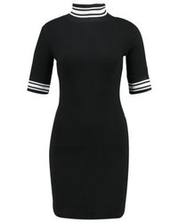 Robe moulante noire Missguided