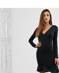 Robe moulante noire Missguided