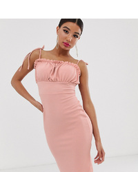 Robe moulante rose Missguided