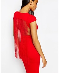 Robe moulante rouge Rare