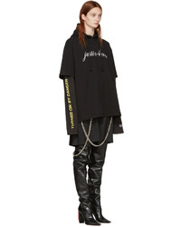 Robe noire Vetements