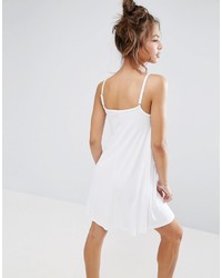 Robe nuisette blanche Asos