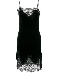 Robe nuisette en coton noire