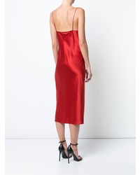 Robe nuisette en satin rouge Fleur Du Mal