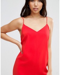 Robe nuisette rouge Asos