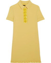 Robe ornée jaune Moschino