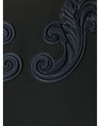 Robe ornée noire Versace