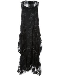 Robe ornée noire Simone Rocha