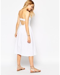 Robe patineuse blanche Asos