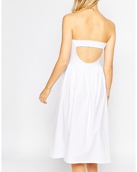 Robe patineuse blanche Asos