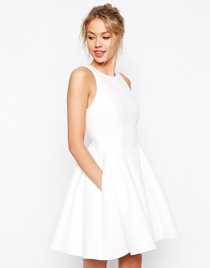 Robe Asos Blanche Clearance, 58% OFF ...