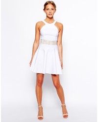 Robe patineuse blanche Asos