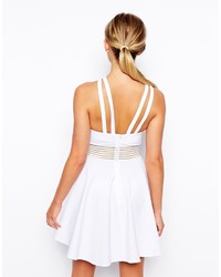 Robe patineuse blanche Asos