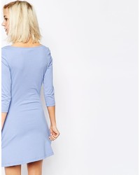 Robe patineuse bleu clair Vero Moda