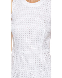 Robe patineuse en broderie anglaise blanche Madewell