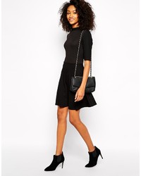 Robe patineuse noire Vero Moda